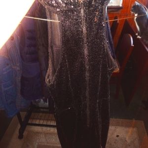 Beautiful sparkling black dress. Size small.  Guess clothing